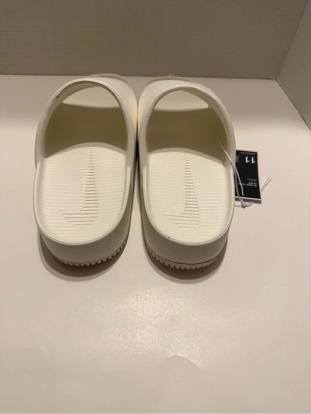Nike White Slide Sandals - Minimal Slip-On Slides